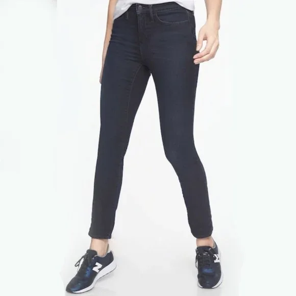 NWT Athleta Overdye Ankle Skinny Sculptek Jeans Size 0 - Picture 1 of 6